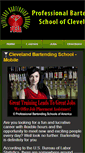 Mobile Screenshot of clevelandbartendingschool.com